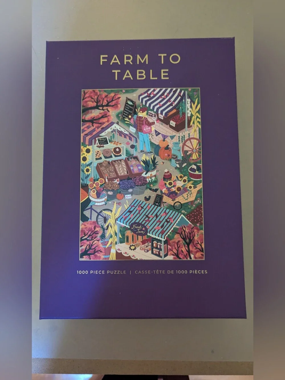 NEW - 1000 PIECE HOBBRY PUZZLE - FARM TO TABLE I'm